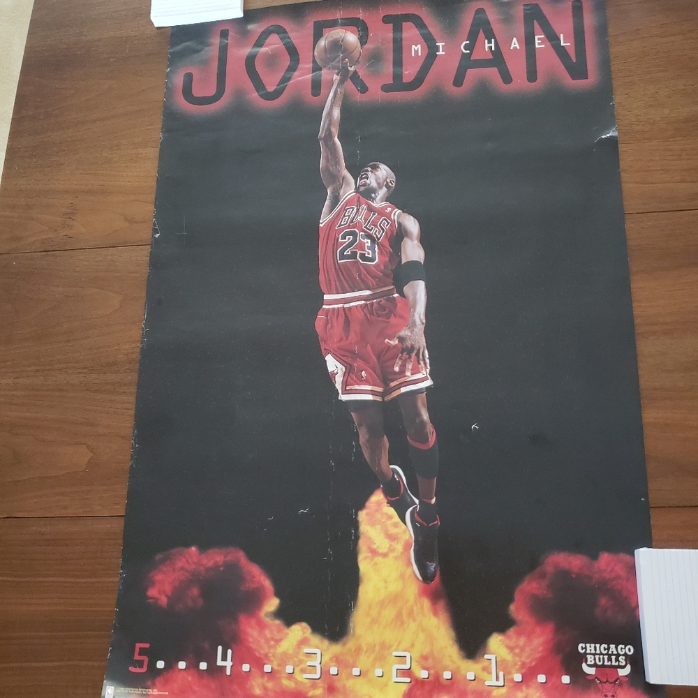 Vintage Michael Jordan Bulls Poster